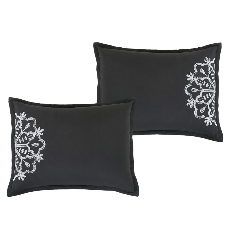 Channel Damask Comforter, King Comforter  + 6 Additional Pieces