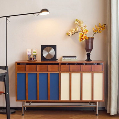 A Colour Blocked Retro Sideboard