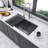 32 Inch Undermount Sink - 32" X 19" X 10" Gunmetal Black Undermount  Kitchen Sink 16 Gauge 10 Inch Deep Single Bowl Kitchen Sink Basin