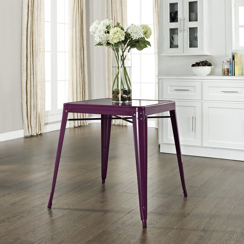 Agamveer Metal Dining Table, Purple