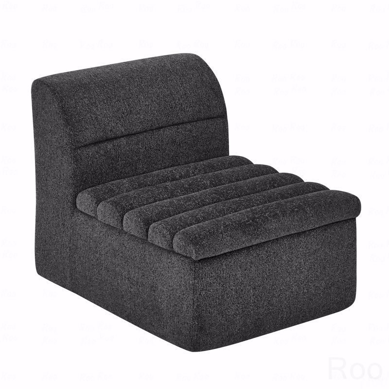 Le siège simple pour canapé modulaire, Noir