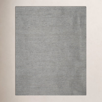 Teal Chevron Hand-Woven Jute Rug