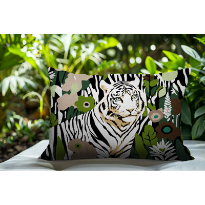 Oreiller rectangulaire réversible intérieur / extérieur Wilo Tiger