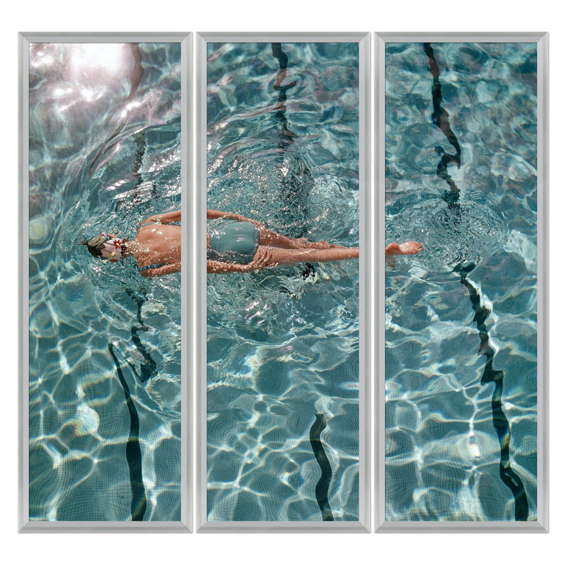 Summer U.S.A. by Fred Lyon, 46" H x 48" W x 2.38" D, Gray