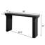 Console 58 "en bois moderne pour vestibule, salon et couloir