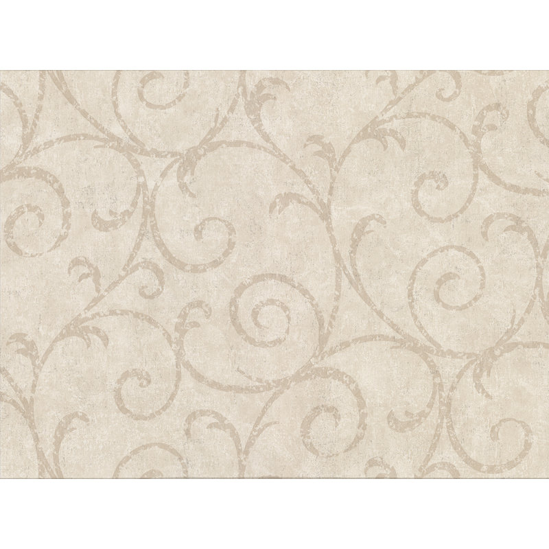 Rouleau de papier peint L 27 pi x l 27 po Uhrichsville, Beige