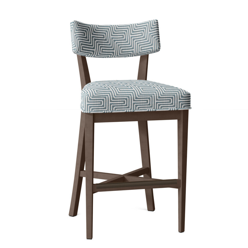 Tabouret de bar 29,5 po Juliet, Noisette, Personnage clé perigold crépuscule