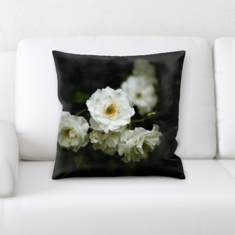 Coussin décoratif fleurs