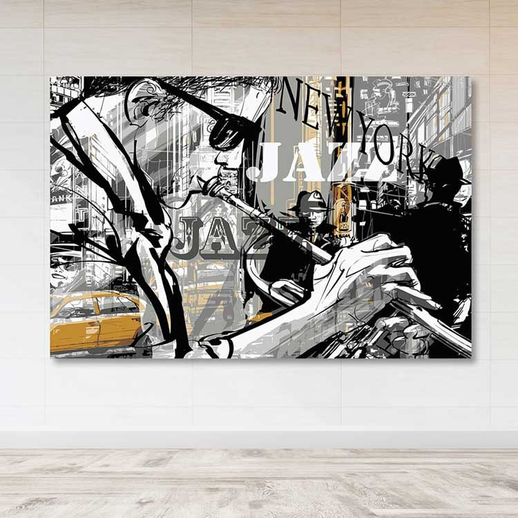 Peinture décorative sur toile