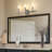Sapello Plug & Play 3-Light Vanity Light in Transitional and Modern Style-6.85 Inches Tall and 22 Inches Wide-107377579