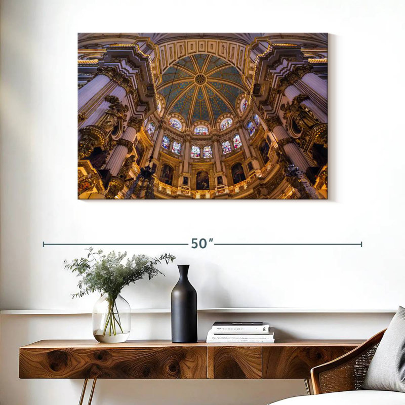 Rorry Granada Cathedral Interior, 26" H x 39" W