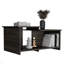 Table basse Wema 3, tablette inférieure ouverte