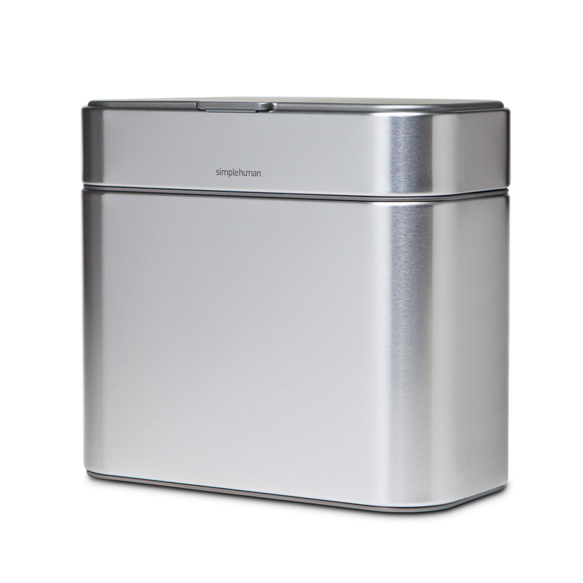 simplehuman 4 Liter / 1.06 Gallon Compost Caddy, Detachable and Countertop Bin Trash Can, Stainless Steel