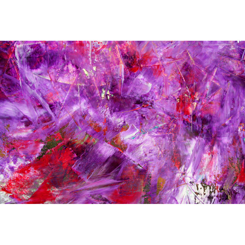 Rudolfo Abstract Painting As Background - Wrapped Canvas Painting, 30cm H x 46cm W x 3.8cm D