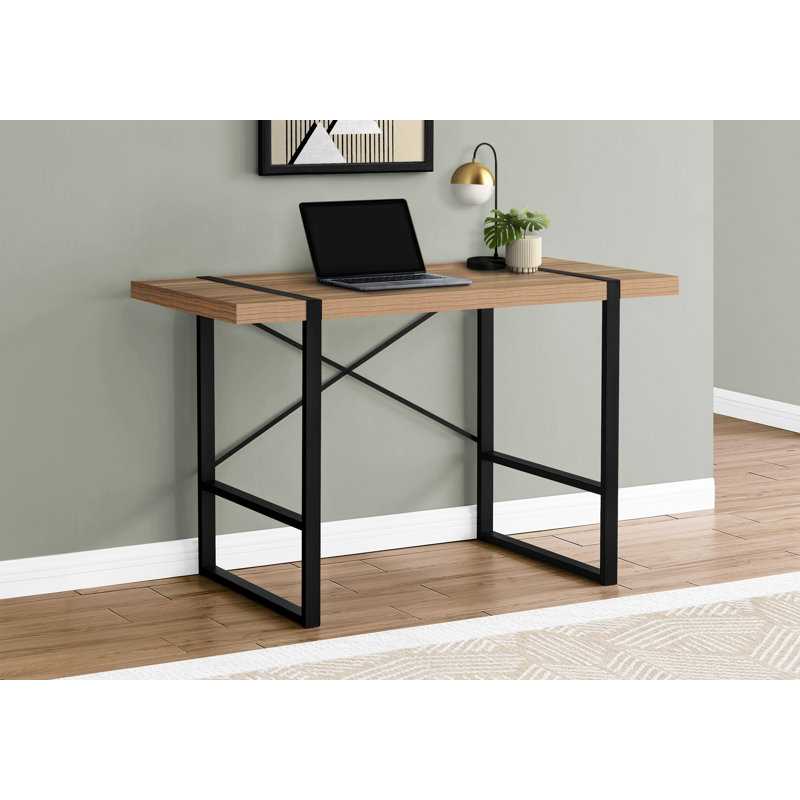 Computer Desk, Black/Brown