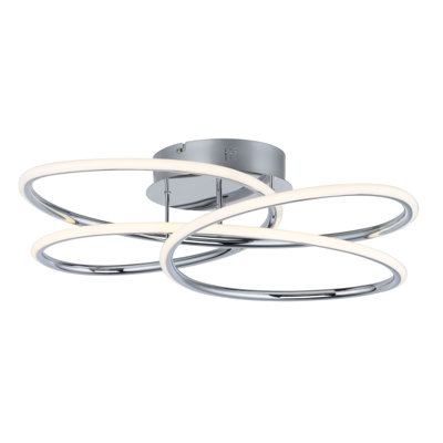 Senecal Silicone LED Semi Flush Mount