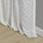 Polyester Curtains,Curtain Panel with Tufted Stripe and Lining