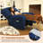 EONIX Power Rocker Recliner Chair, Lazy Boy Recliner Rocking Chair for Adults and Nursery, Electric Recliner Chair with Heat and Massage for Living Room, Bedroom, Study Room, Relaxation, Navy Blue-129176140