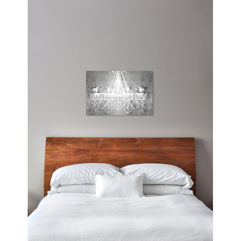 Dramatic Entrance " Fashion And Glam Dramatic Entrance Chrome, Modern & Contemporary Gray " by Oliver Gal, 16" H x 24" W