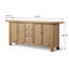 77“ Long Three Drawers Sideboard Weathered Natural