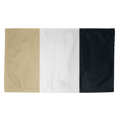 Tapis de football blanc/noir new orléans