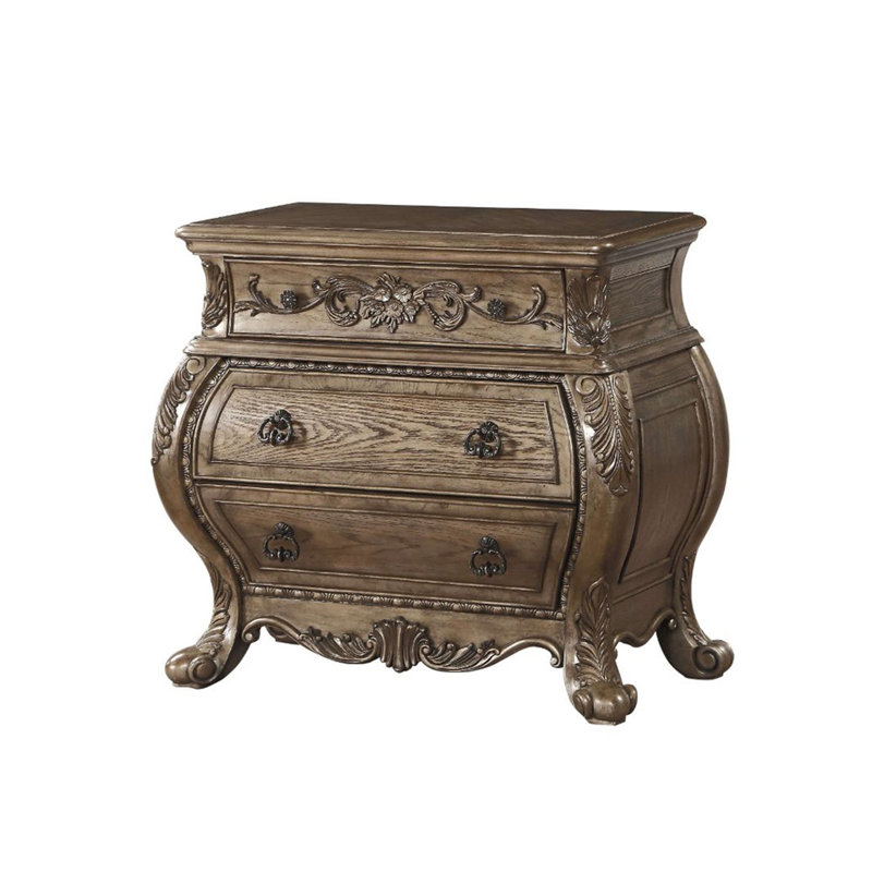 Table de chevet 3 tiroirs