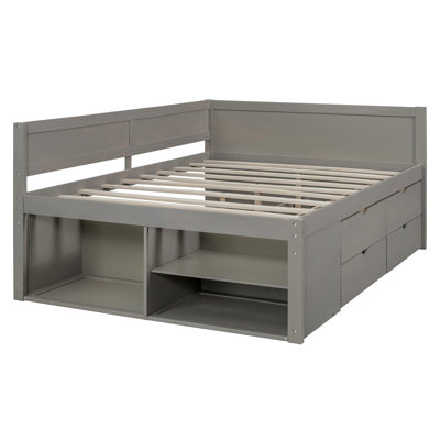 Daybed With Drawers And Shelves