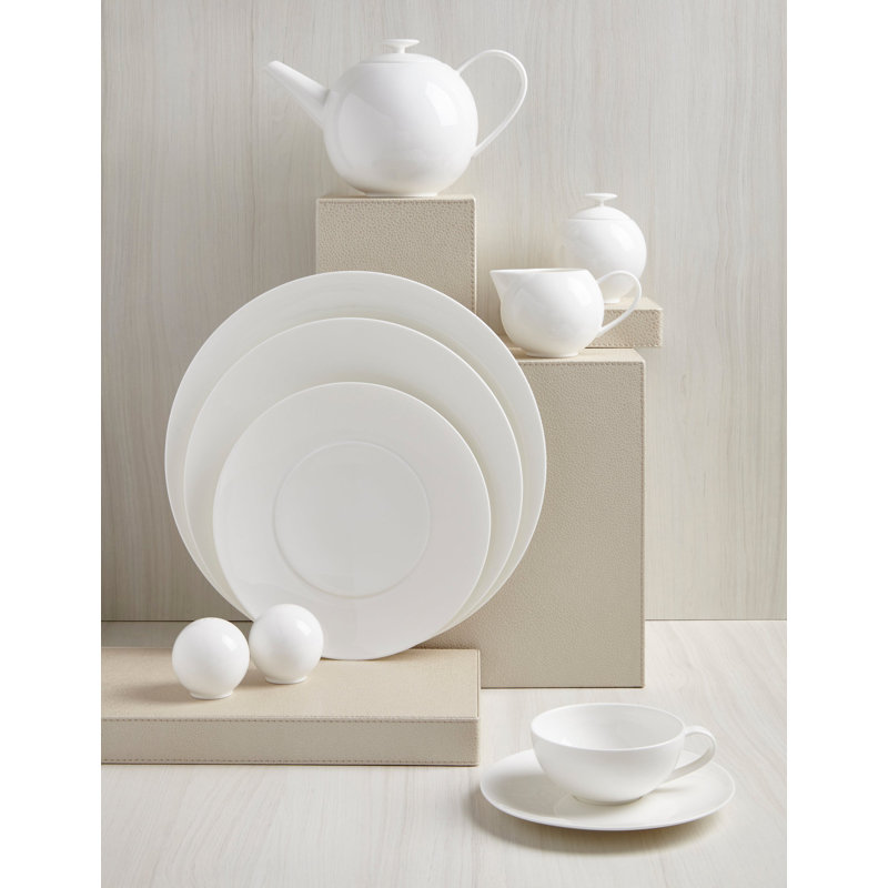 Assiette plate en porcelaine tendre 11 po Origin