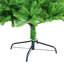 Arbre de Noël au crayon vert 6 pi - Arbre de Noël mince en PVC 72 po avec branches denses, cadre en métal pliable pour les petits espaces-1762746680