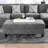 Bax 125" Wide Chenille Symmetrical Sectional with Ottoman