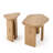 Elverta Solid Wood Nesting Coffee Table