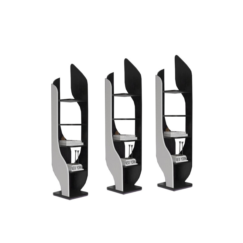 Floor-to-ceiling creative bookcase, Black/White