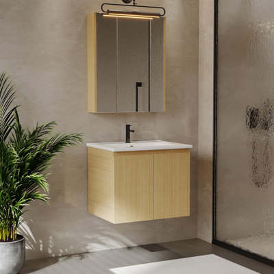 774.95 mm Wall Mounted Bathroom Vanity