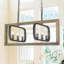 Luminaire suspendu rectangulaire unique à 6 lumières Aziz