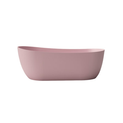 63'' x 31.5'' Freestanding Stone Bathtub