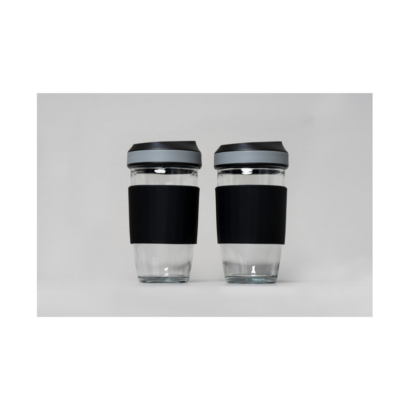 16,2 oz. Tasse de voyage en verre