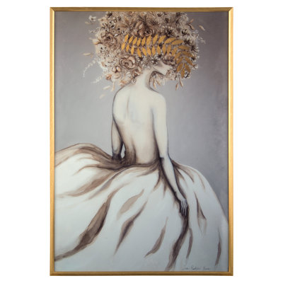Shining Mademoiselle I Print by Zana Brown