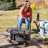 Jahidul Crossweave Round Wood-Burning Steel Outdoor Fire Pit with Screen-348244430-374818767