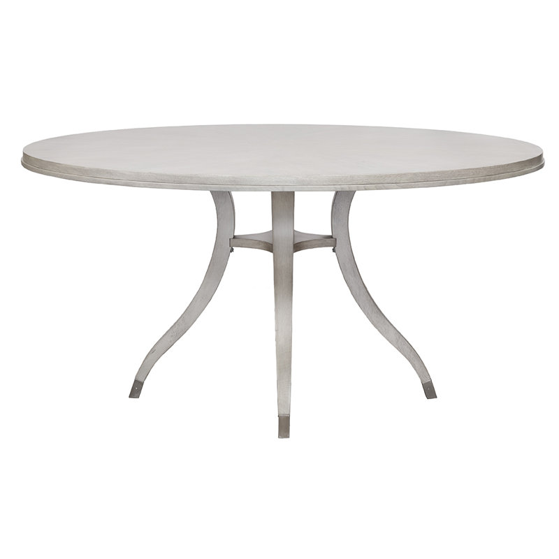 Beveled Pedestal Dining Table, 60" W x 60" L