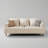 Modern Deep Seat Sofa With Pillows, High Legs, Comfortable Living Room Sofa, Apartment Sofa-2133635633-2133635635