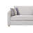 Loveseat Fabric - 2 Down Pillows