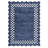 Scalloped Area Rugs Modern Bordered Accent Carpet,Non-Slip Floor Cover,Stain-Resistant Indoor Mat for Bedroom,Kitchen,Living Room-620051062-620051071