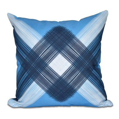String Art Print Square Throw Pillow