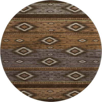 Premium Machine Washable Mayfield AMF1943 Tribal Rug