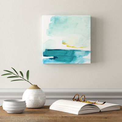Liquid Shoreline VII by June Erica Vess - Wrapped Canvas Painting
