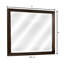 Miroir Apisan 3Mm au fini noyer