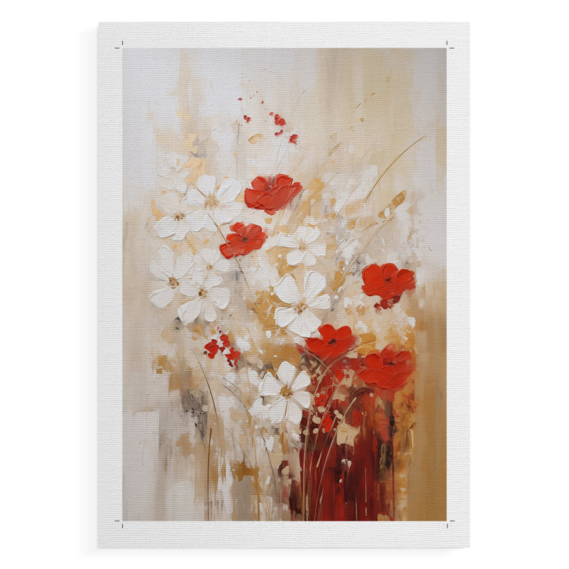 Série FLORAL CCDXLIX - Impression sur toile seulement - NON CADRE, H 27 po x l 18 po