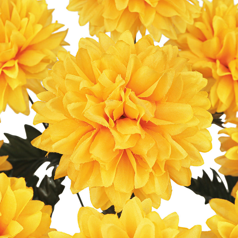 Bouquet de fleurs artificielles, Jaune