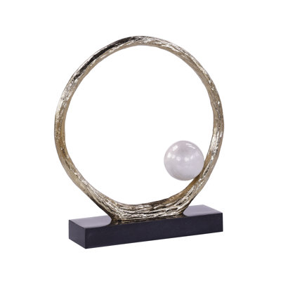 Anello Di Perle Sculpture On Iron Base, Large
