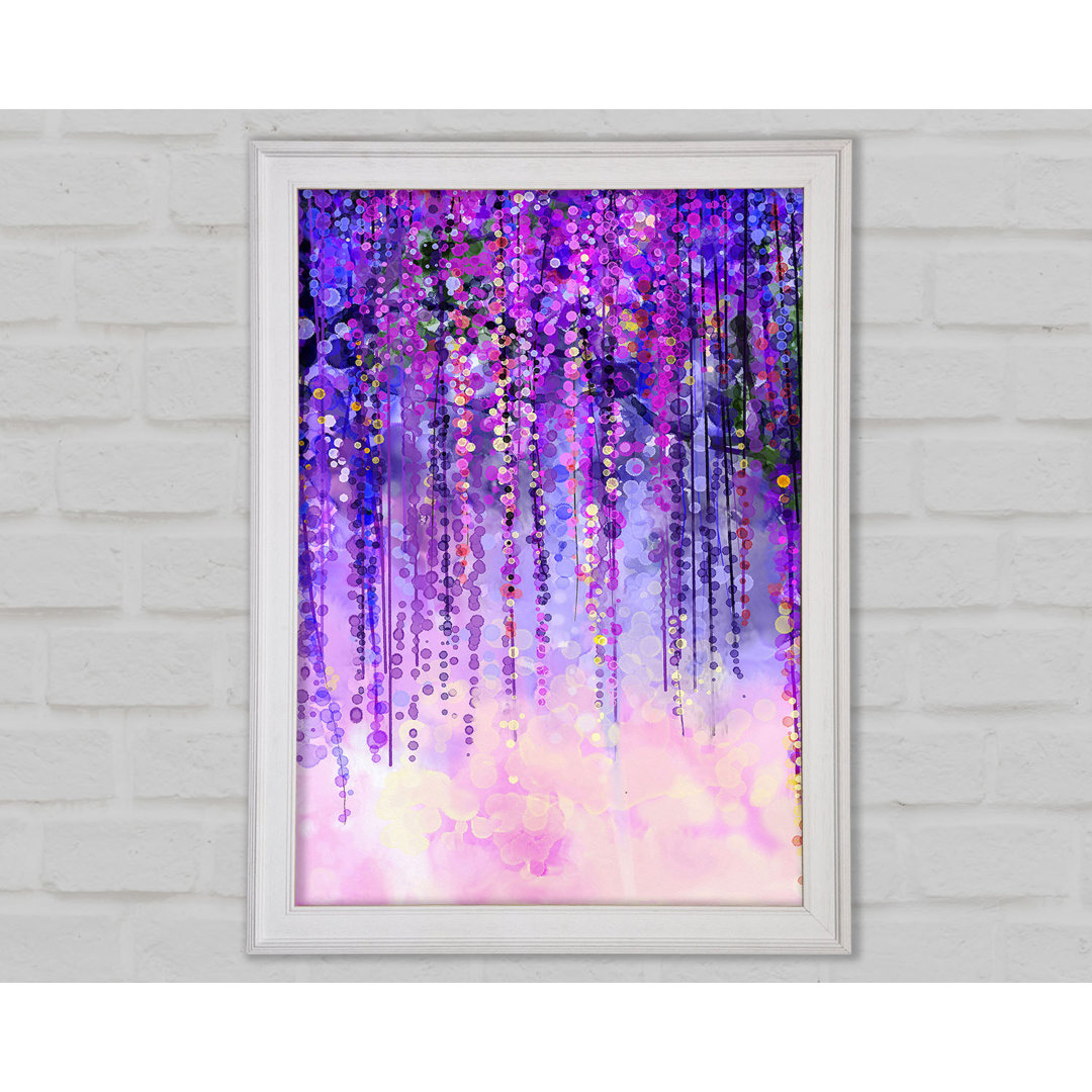 Gerahmtes Leinwandbild Vibrant Willow Tree